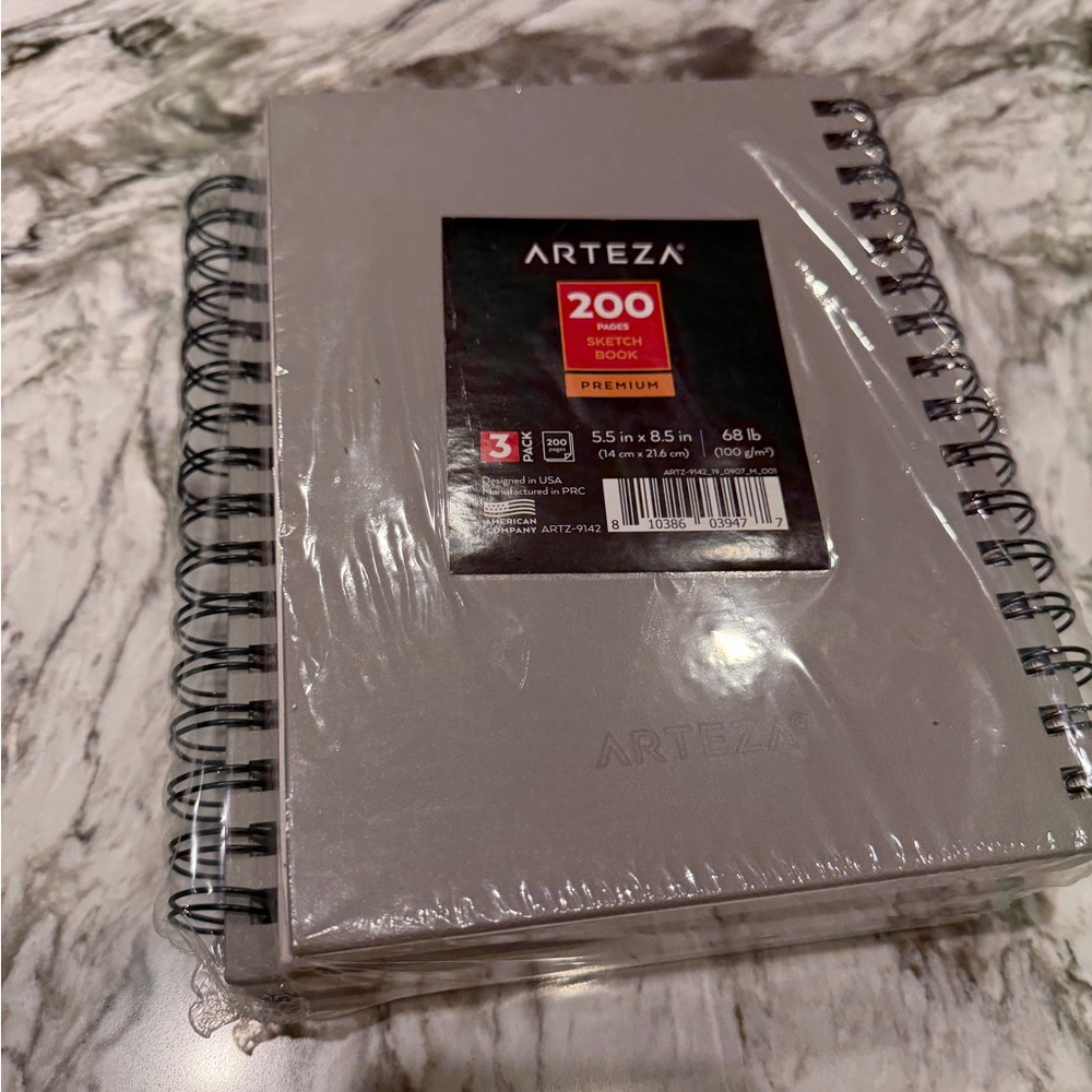 Arteza Gray Spiral Sketchbook